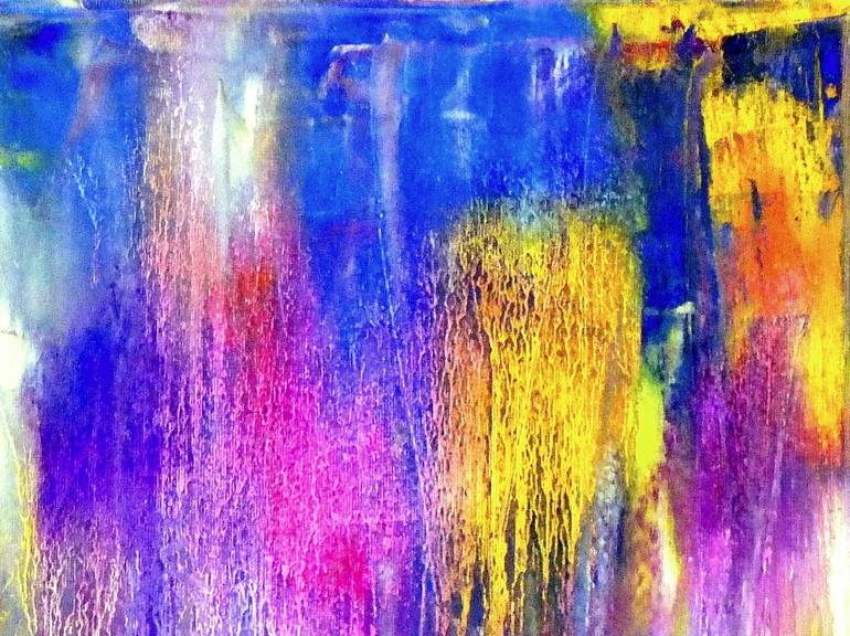 Original Abstract Expressionism Abstract Painting by Carla Sa Fernandes