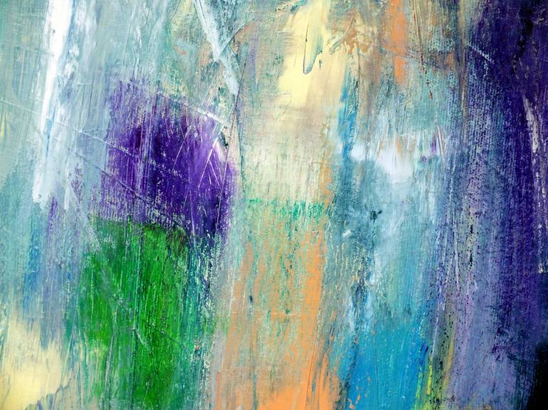 Original Abstract Expressionism Abstract Painting by Carla Sa Fernandes