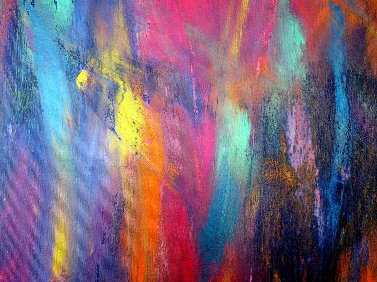 Original Abstract Expressionism Abstract Painting by Carla Sa Fernandes