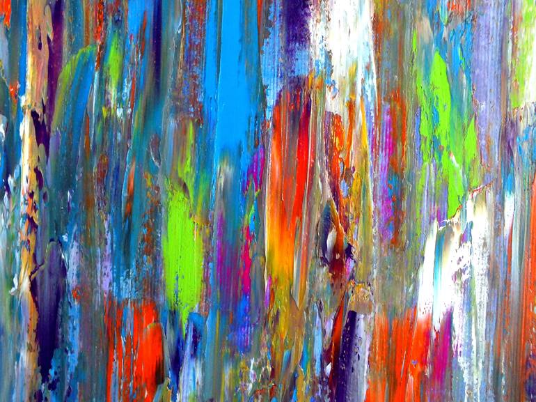 Original Fine Art Abstract Painting by Carla Sa Fernandes