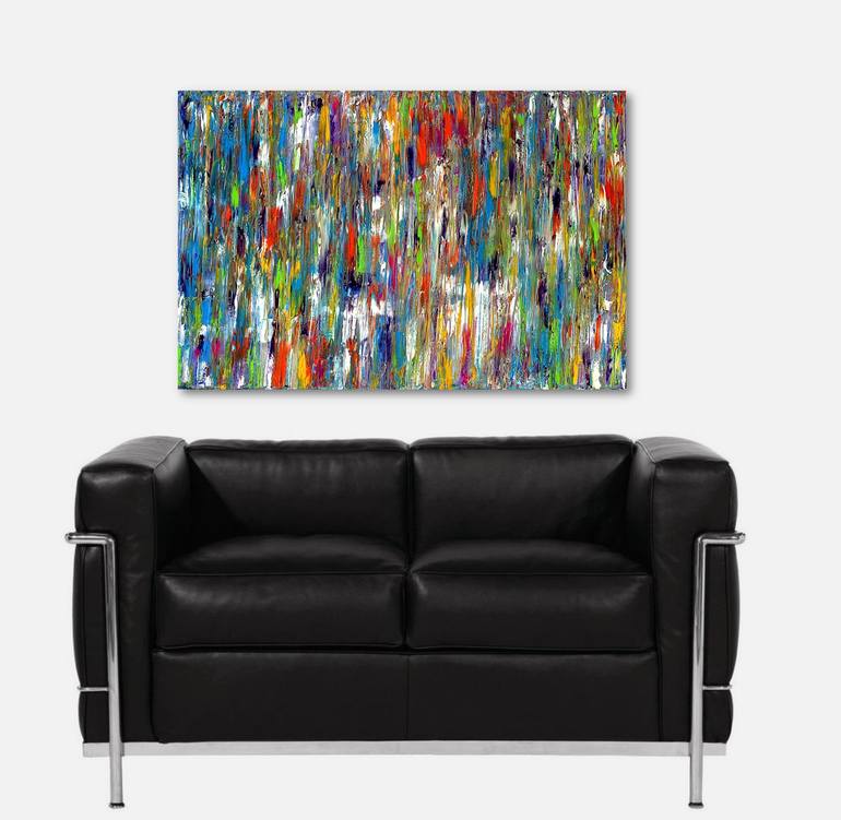 Original Fine Art Abstract Painting by Carla Sa Fernandes