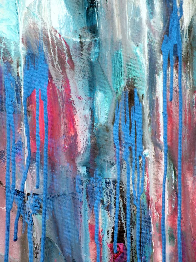 Original Abstract Expressionism Abstract Painting by Carla Sa Fernandes