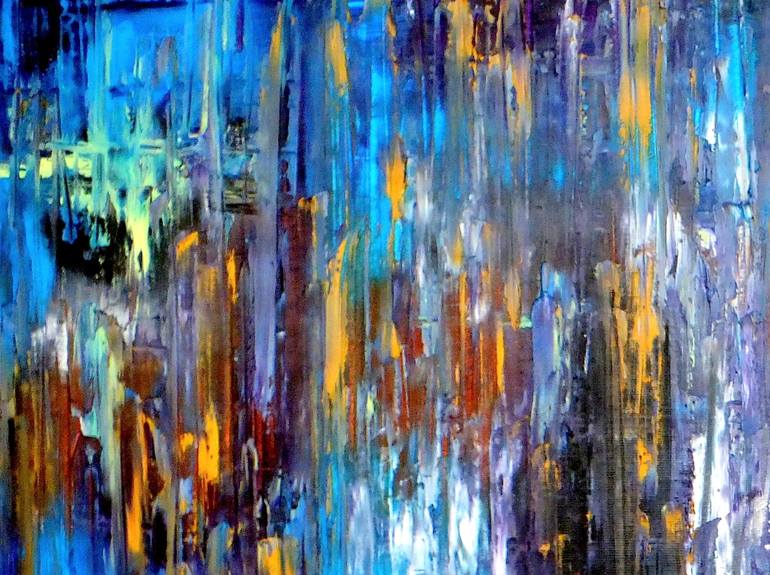 Original Fine Art Abstract Painting by Carla Sa Fernandes