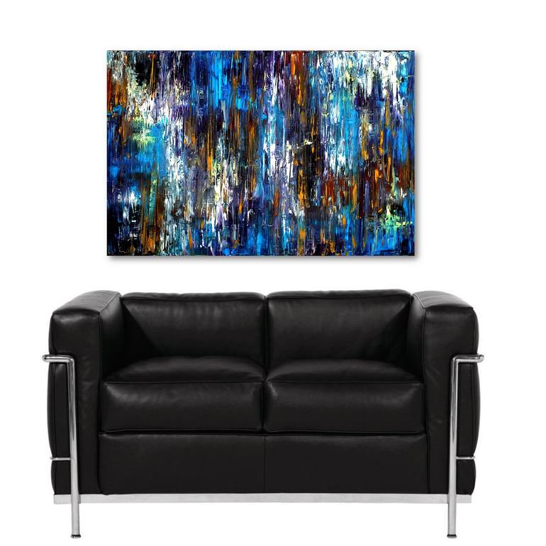 Original Fine Art Abstract Painting by Carla Sa Fernandes