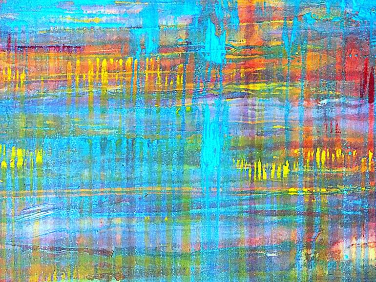 Original Fine Art Abstract Painting by Carla Sa Fernandes