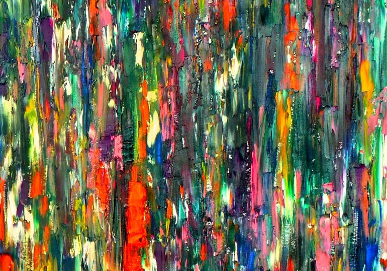 Original Fine Art Abstract Painting by Carla Sa Fernandes