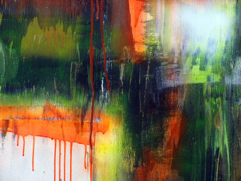 Original Abstract Landscape Painting by Carla Sa Fernandes