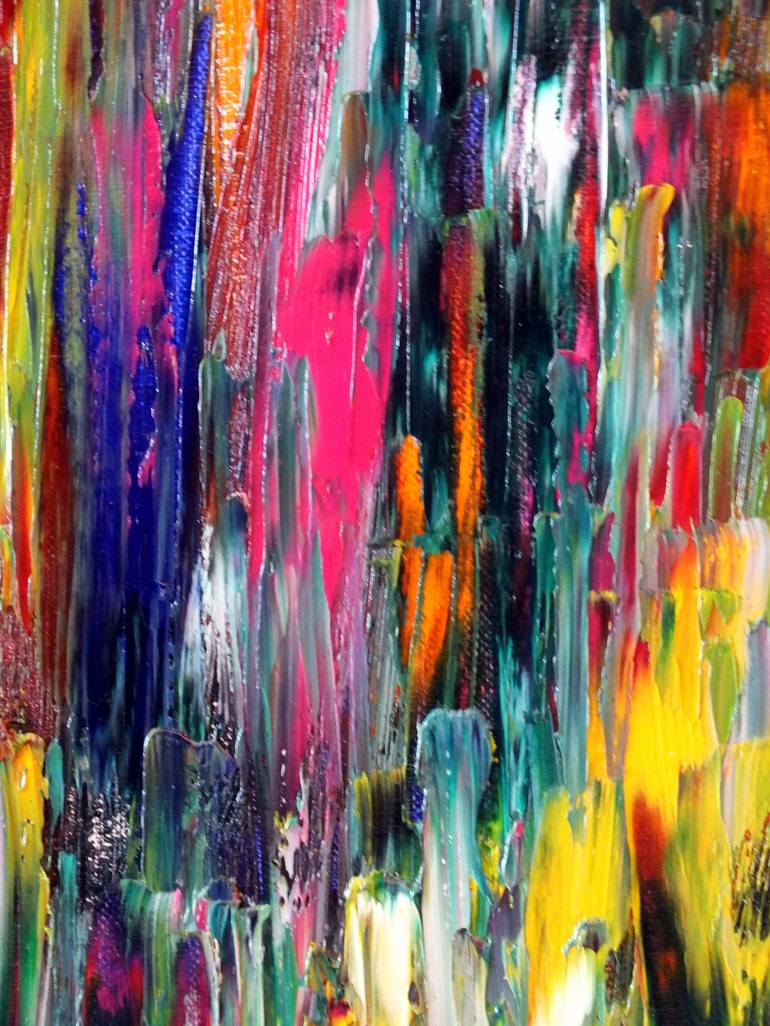 Original Fine Art Abstract Painting by Carla Sa Fernandes