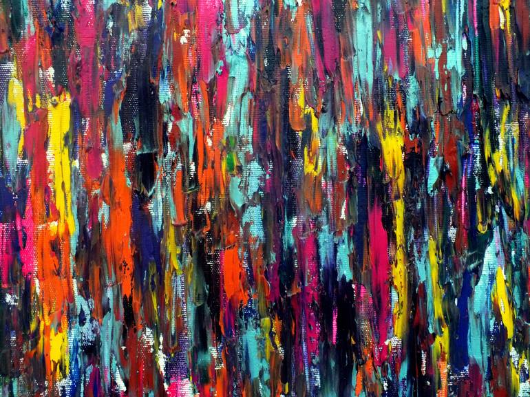 Original Fine Art Abstract Painting by Carla Sa Fernandes