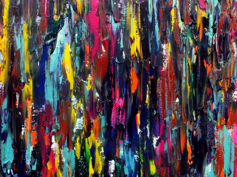 Original Fine Art Abstract Painting by Carla Sa Fernandes