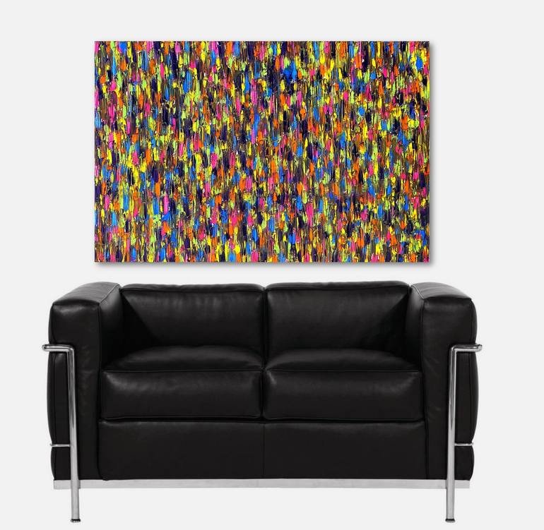 Original Fine Art Abstract Painting by Carla Sa Fernandes