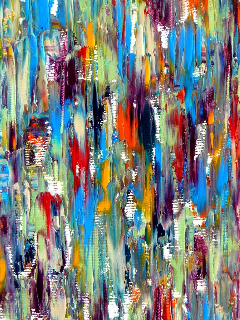 Original Fine Art Abstract Painting by Carla Sa Fernandes