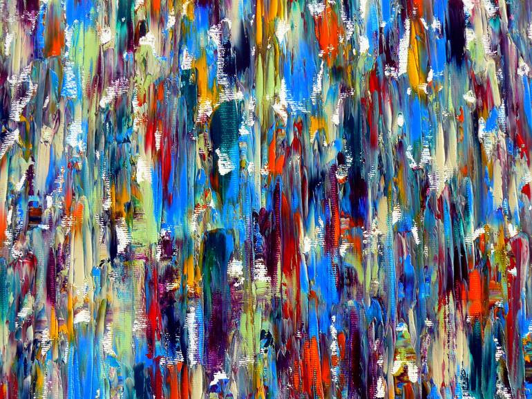 Original Fine Art Abstract Painting by Carla Sa Fernandes