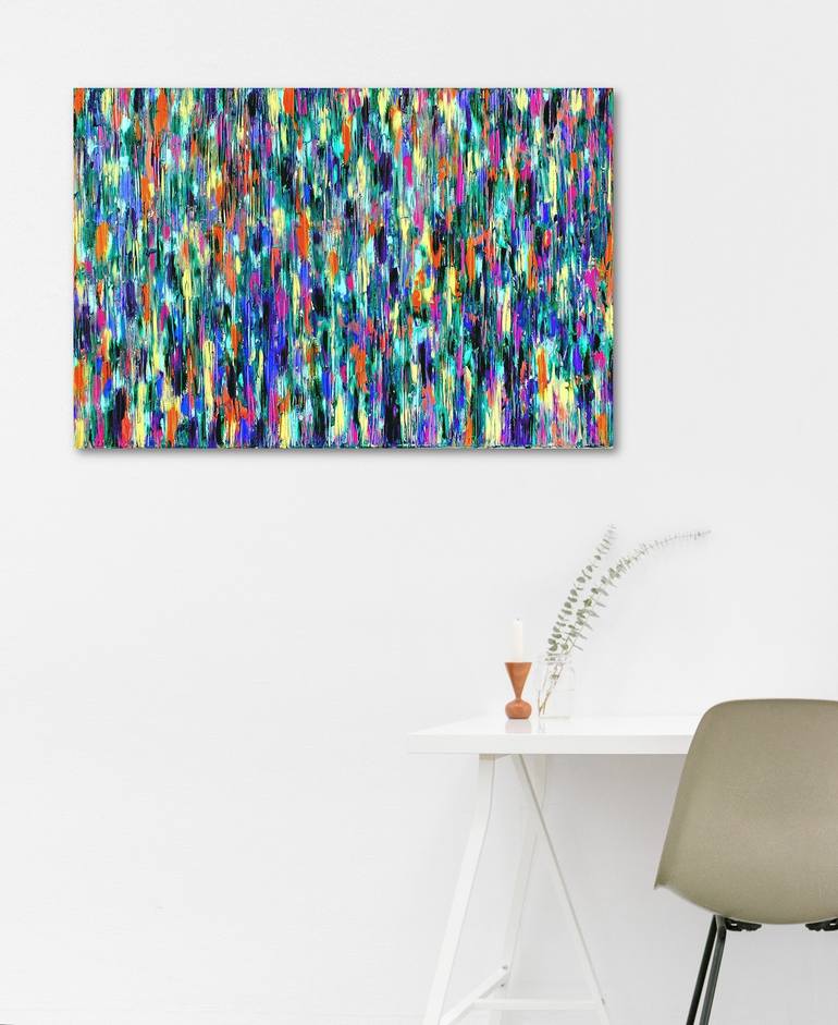 Original Fine Art Abstract Painting by Carla Sa Fernandes