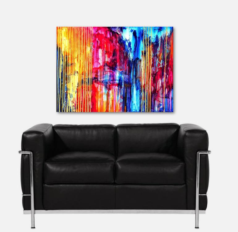 Original Fine Art Abstract Painting by Carla Sa Fernandes