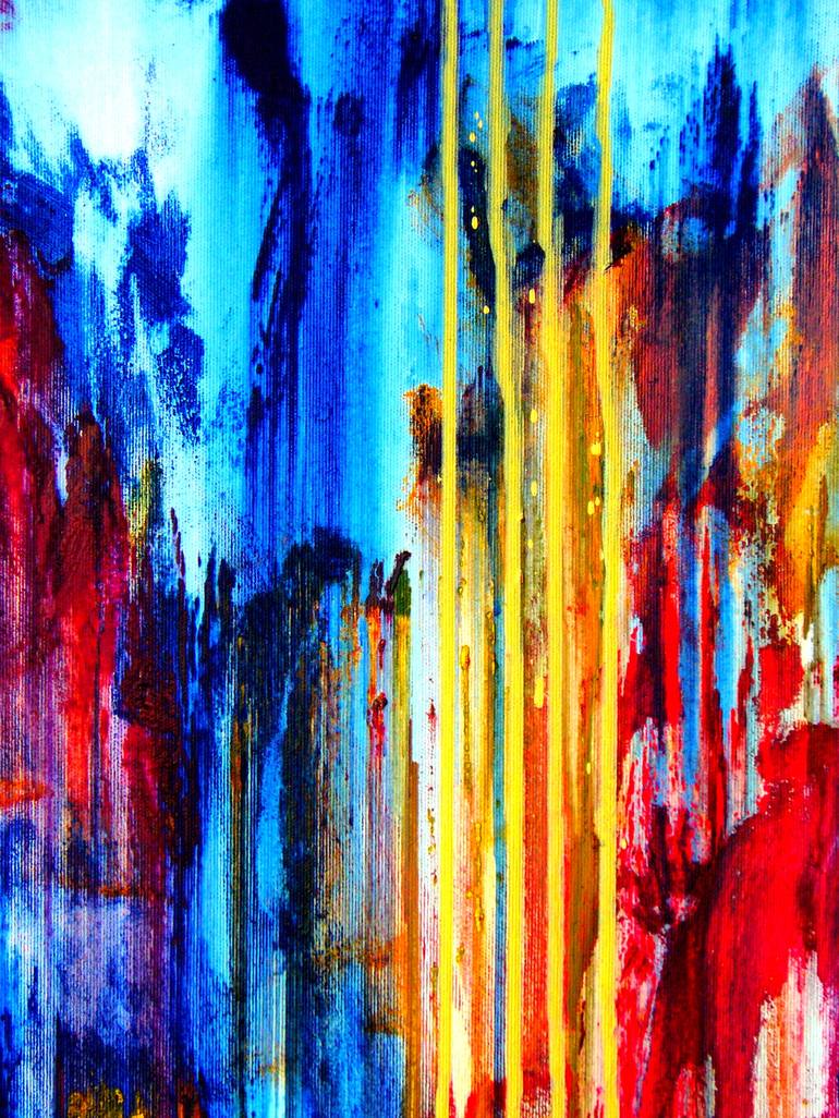 Original Fine Art Abstract Painting by Carla Sa Fernandes