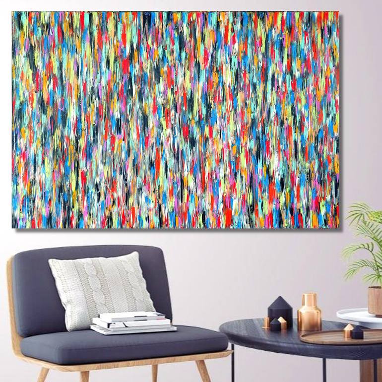 Original Fine Art Abstract Painting by Carla Sa Fernandes