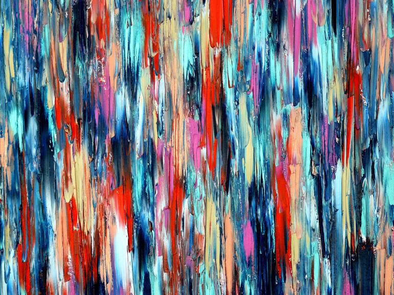 Original Fine Art Abstract Painting by Carla Sa Fernandes