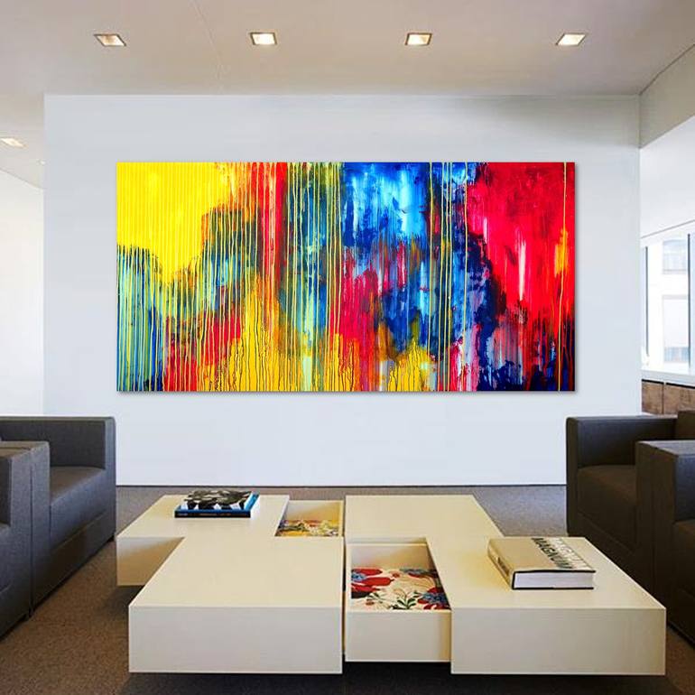 Original Modern Abstract Painting by Carla Sa Fernandes