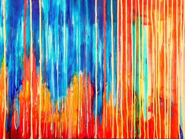 Original Modern Abstract Painting by Carla Sa Fernandes