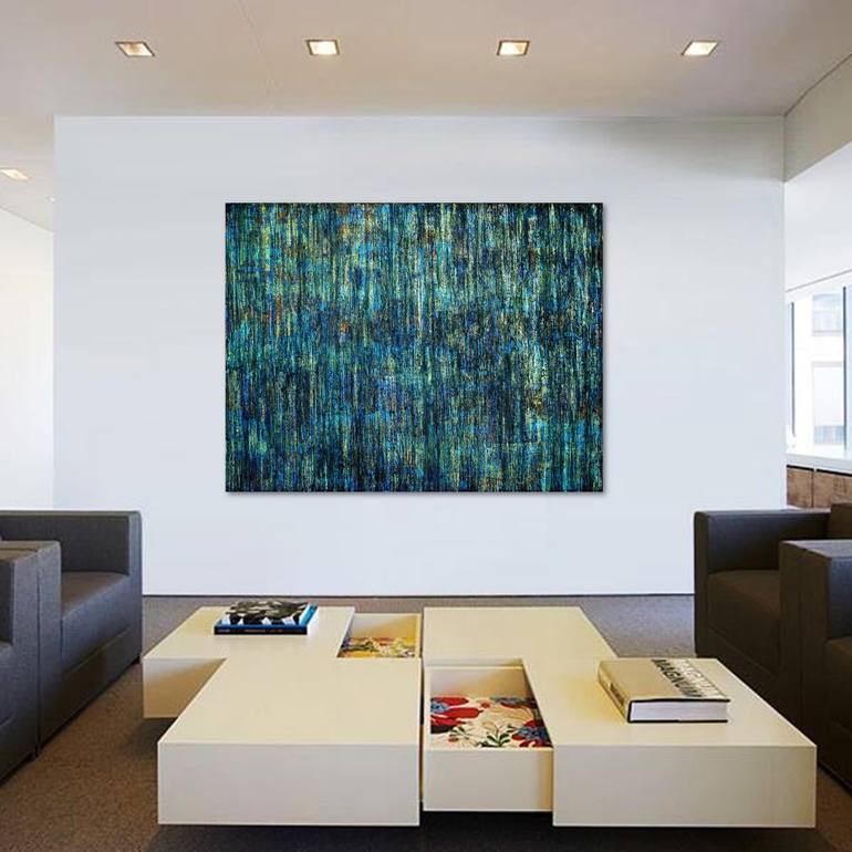 Original Modernism Abstract Painting by Carla Sa Fernandes