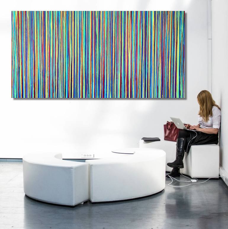 Original Modernism Abstract Painting by Carla Sa Fernandes