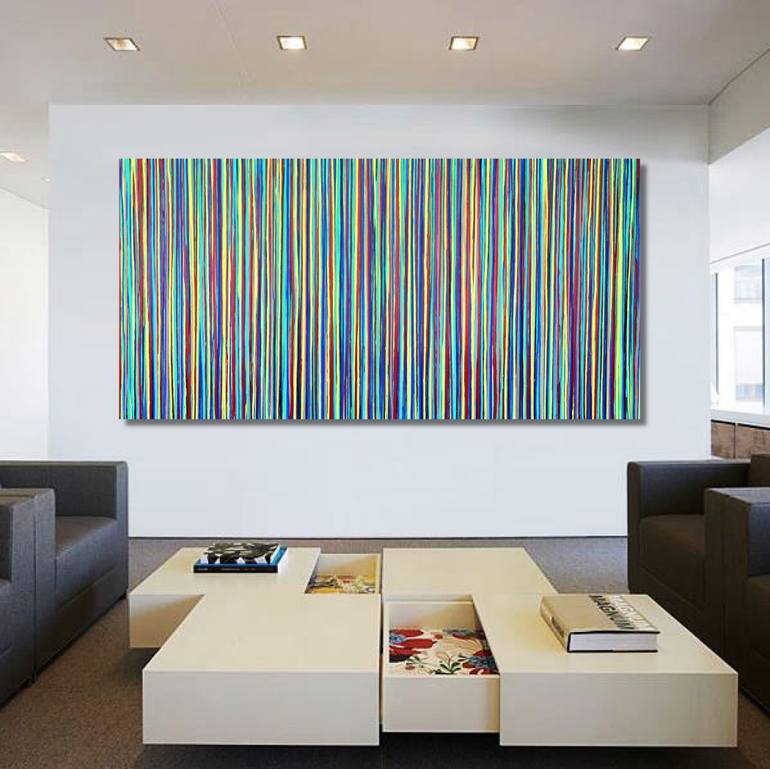 Original Modernism Abstract Painting by Carla Sa Fernandes