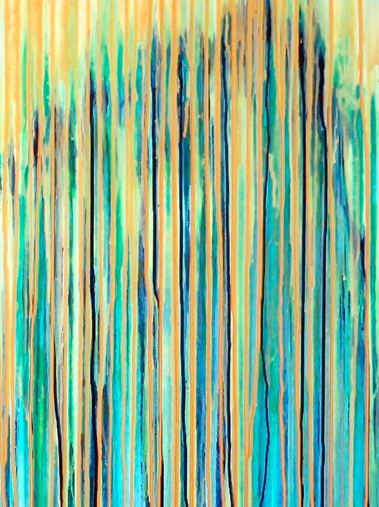 Original Abstract Expressionism Abstract Painting by Carla Sa Fernandes