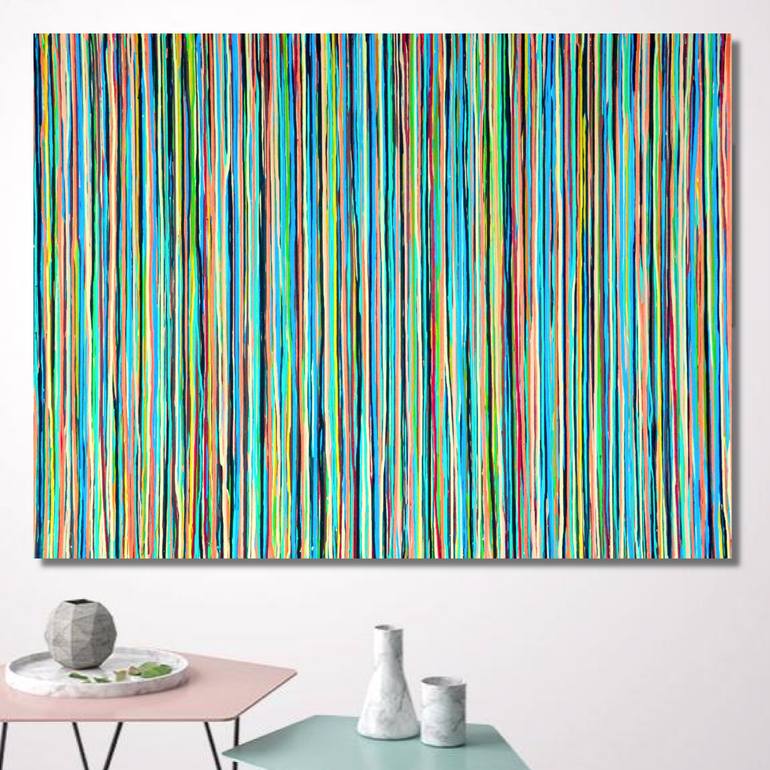 Original Modernism Abstract Painting by Carla Sa Fernandes