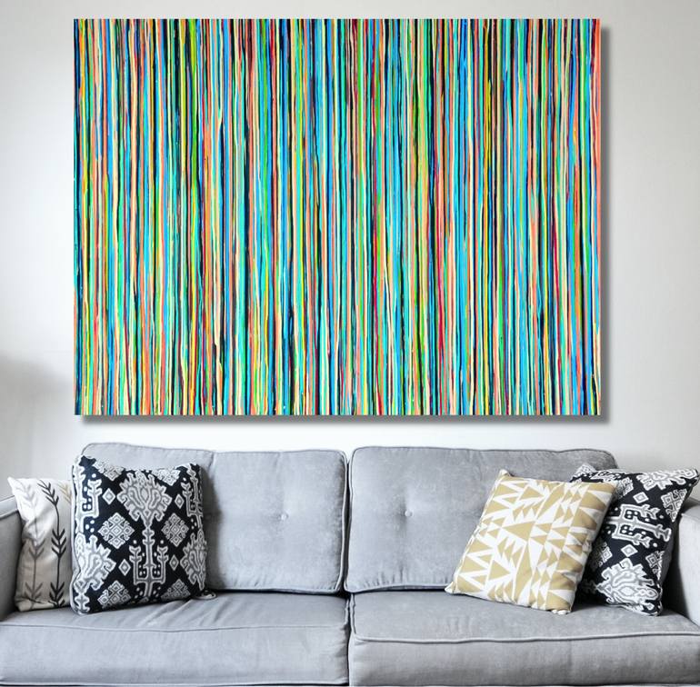 Original Modernism Abstract Painting by Carla Sa Fernandes