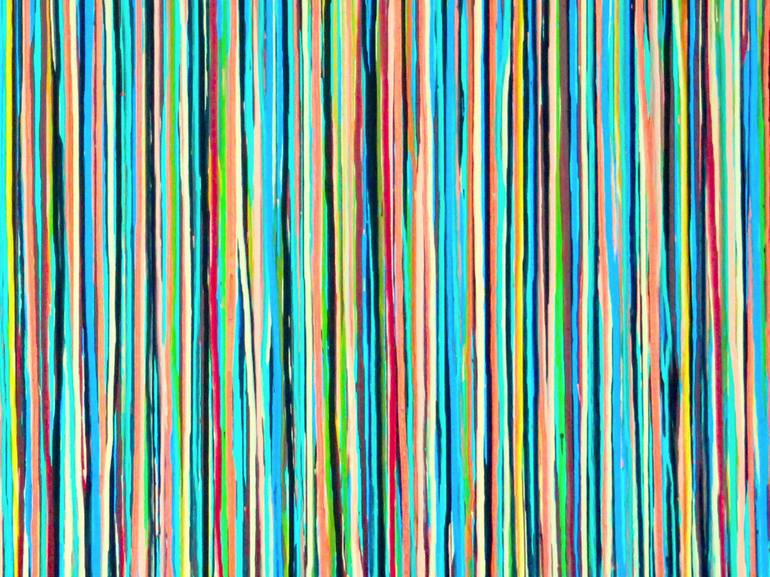 Original Modernism Abstract Painting by Carla Sa Fernandes