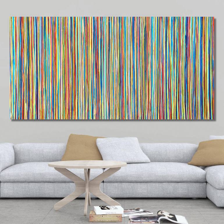 Original Modernism Abstract Painting by Carla Sa Fernandes