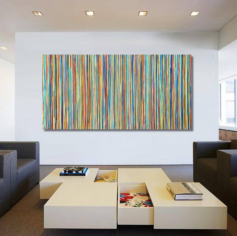 Original Modernism Abstract Painting by Carla Sa Fernandes