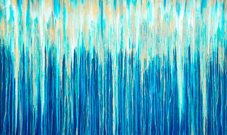 A Crush on Blue (#7) Painting by Carla Sa Fernandes | Saatchi Art