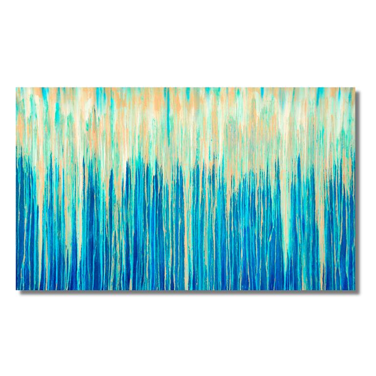 Original Abstract Seascape Painting by Carla Sa Fernandes