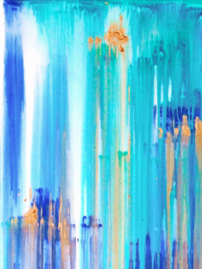 Original Abstract Seascape Painting by Carla Sa Fernandes