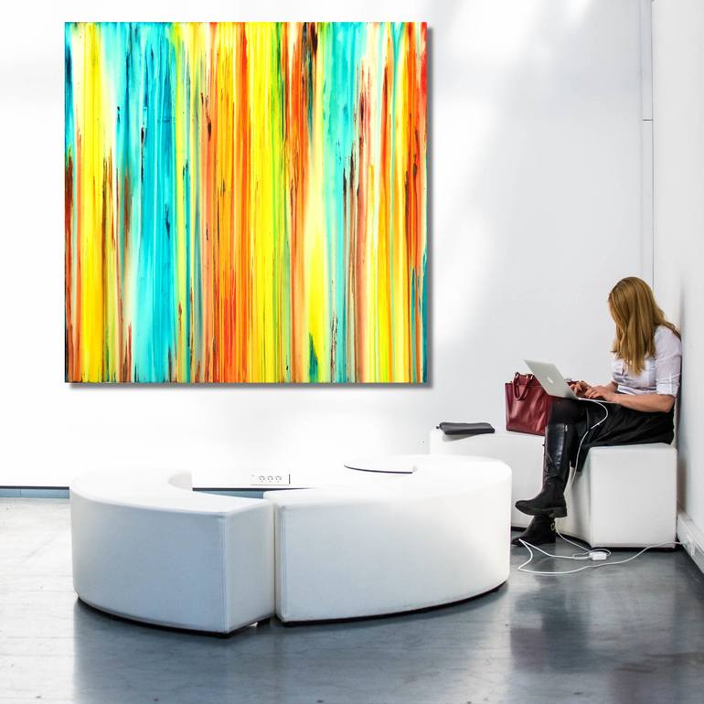 Original Abstract Painting by Carla Sa Fernandes