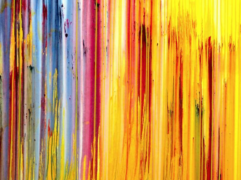 Original Abstract Landscape Painting by Carla Sa Fernandes