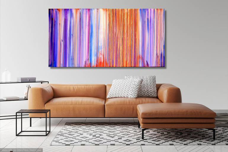 Original Abstract Landscape Painting by Carla Sa Fernandes