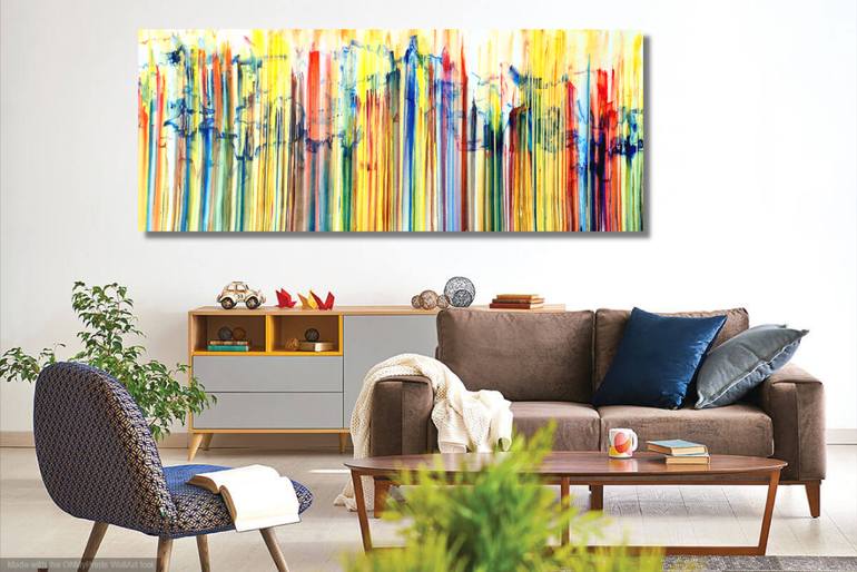 Original Modern Abstract Painting by Carla Sa Fernandes