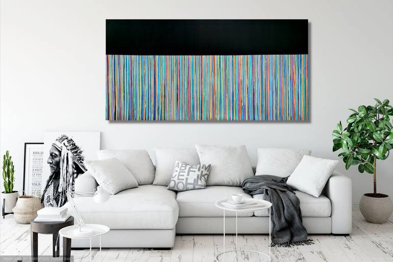 Original Modernism Abstract Painting by Carla Sa Fernandes
