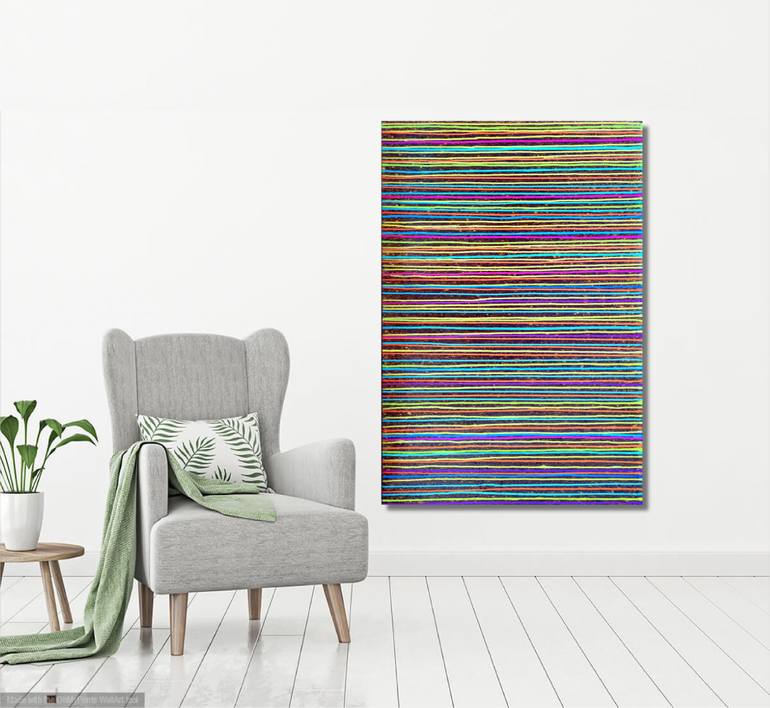 Original Modernism Abstract Painting by Carla Sa Fernandes