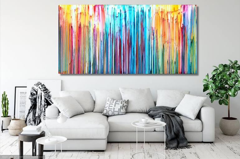 Original Abstract Painting by Carla Sa Fernandes