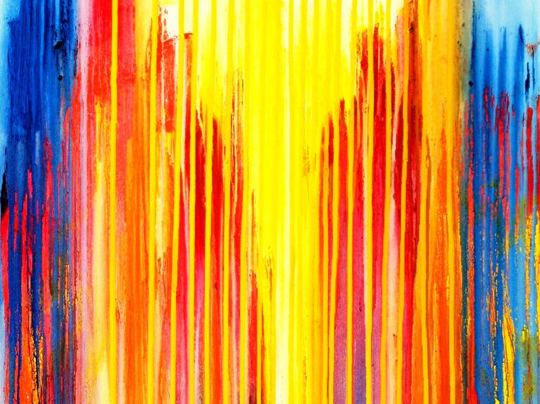 Original Abstract Expressionism Abstract Painting by Carla Sa Fernandes