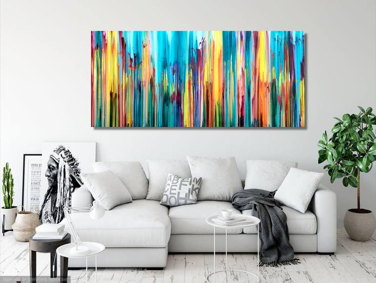 Original Abstract Painting by Carla Sa Fernandes