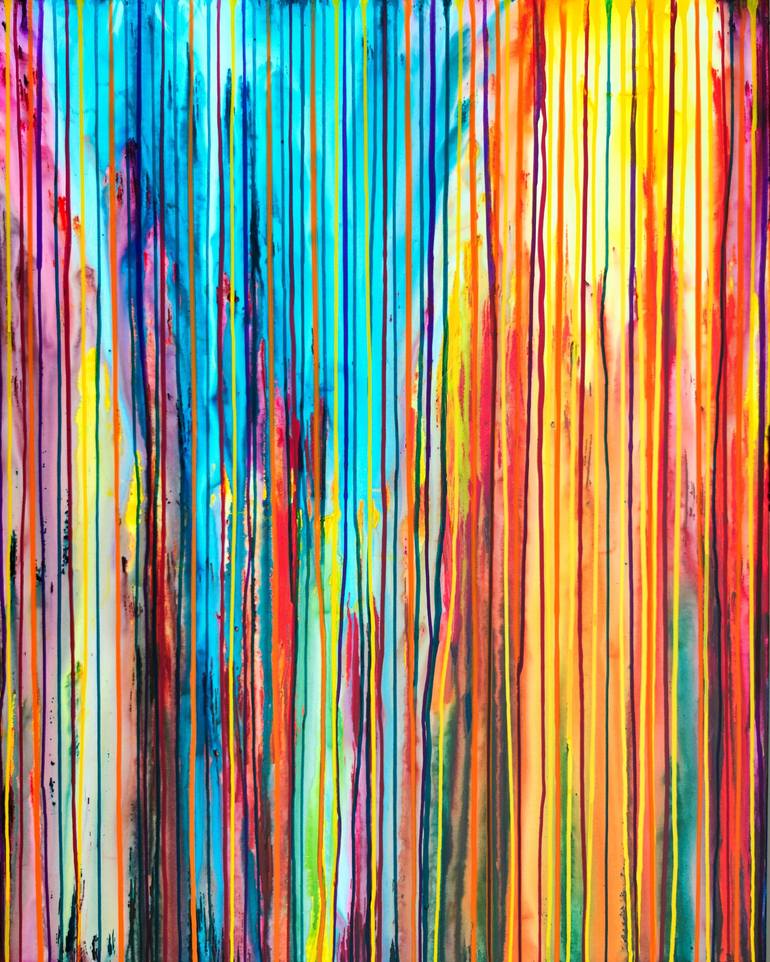 Louis Multicolor Paint Drip