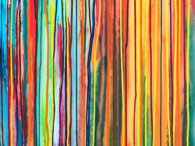 Original Abstract Landscape Painting by Carla Sa Fernandes