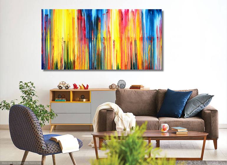 Original Modern Abstract Painting by Carla Sa Fernandes