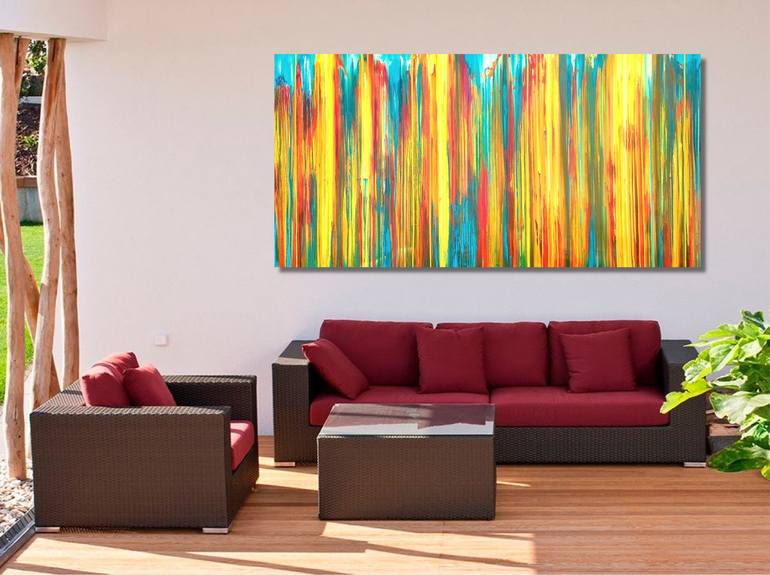 Original Abstract Painting by Carla Sa Fernandes