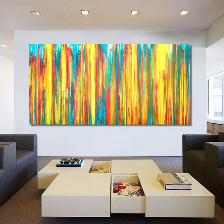 Original Abstract Painting by Carla Sa Fernandes